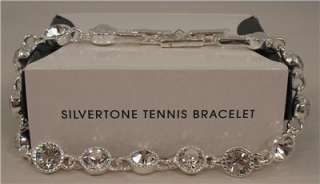 AVON Silvertone Tennis Bracelet  