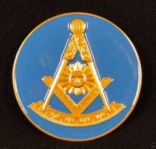 Masonic Past Master Car Emblem  3  