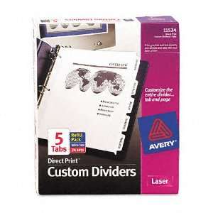   Customize fully for high impact   Print professional looking dividers