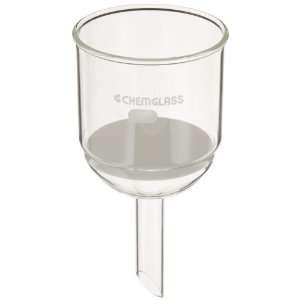 Chemglass CG 1402 22 Glass Buchner Filtering Funnel with Coarse Frit 
