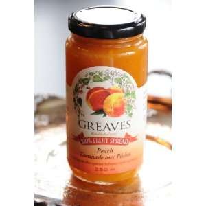 Greaves Preserves Peach Fruit Spread Grocery & Gourmet Food