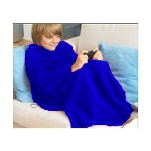   Blue Junior Cosy Snuggle Sleeved Fleece Wrap Blanket