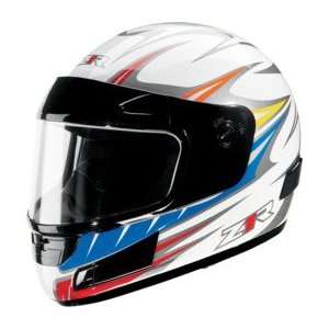 Z1R Strike Blitz Youth Snow Helmet , Color White, Size Lg XL 0122 