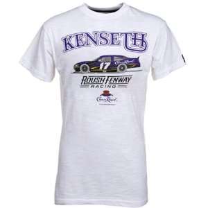  Chase Authentics #17 Matt Kenseth White Race Car Slub T 