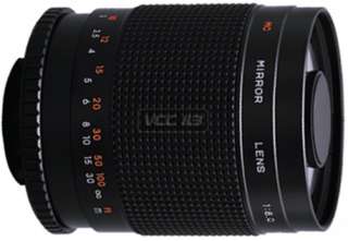 BOWER 500mm Telephoto Mirror Lens for Canon EOS 350D 400D 450D 1000D 