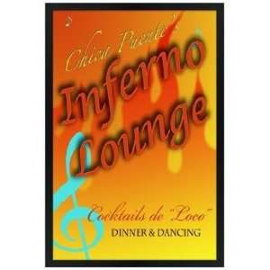  Inferno Lounge Giclee 30 High Wall Art