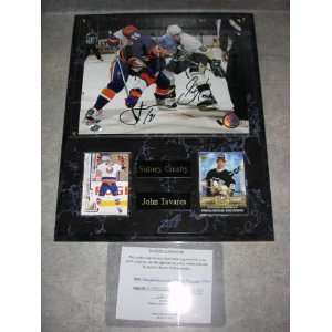  Sidney Crosby & John Tavares Autographed Wall Plaque w 