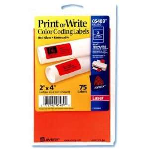  Avery Removable Rectangle Color Coding Multipurpose Labels 