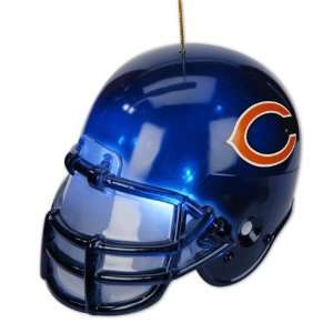  Pack of 2 NFL Chicago Bears Light Up Football Helmet Christmas 