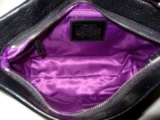 NWT COACH BLACK LEATHER CARLY SHOULDER BAG 15251 RETAIL $398 100% 