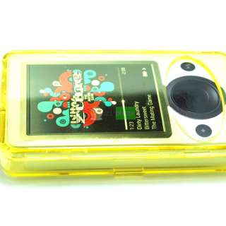 YELLOW CRYSTAL CASE for MICROSOFT ZUNE 30GB  