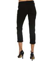 For All Mankind   The Skinny Crop and Roll in Clean Black