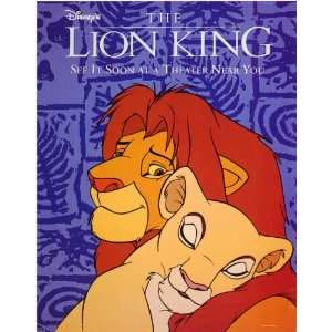 The Lion King   Movie Poster   11 x 17 