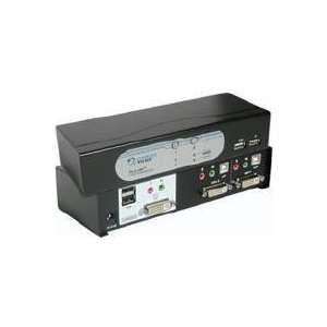   To Go 52047 TruLink 2 Port DVI and USB KVM with Audio Electronics