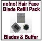 No No Hair Remover NoNo 8800 Hair Removal Hair Face Refill Pack Blades 
