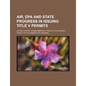   Title V permits (9781234870546) United States. Environmental Books