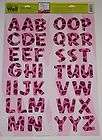 main street wall stickers pink cheetah zebra letters room decal