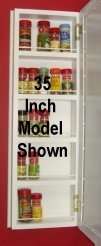 35 inch On the wall Kitchen Spice Rack Cabinet SC 235  