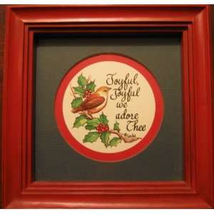 Christmas Print, Matted and Framed