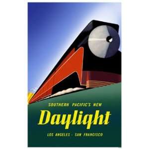 VINTAGE MASTERPRINT POSTER   DAYLIGHT FROM SOUTHERN PACIFIC TRAIN 