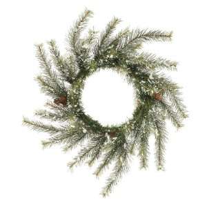  24 Tannenbaum Pine with Snow Artificial Christmas Wreath 