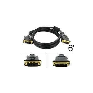  DVI D Male Single Link to M1 D (P&D) Male Cable 6 ft   by 