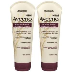  Aveeno Active Naturals Intense Relief Overnight Cream, 7.3 