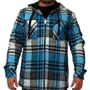  SRH Cliff Side Flannel Jacket   X Large/Blue/Grey 