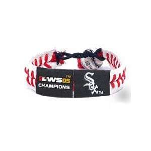  White Sox World Series Champs Baseball Seam Bracelet 