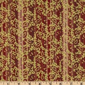  42 Wide Bohemian Chic Rayon Cotto Crimson Fabric By The 