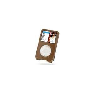  PDair Brown Leather Sleeve Style 2 Case for Apple iPod 