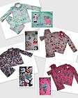 Girl Nick & And Nora 4pc Lot Flannel Pajamas Owl Cat Dove Winter 6/6X 