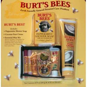 Burts Bees Best Kit   Includes Peppermint Shower Soap, Coconut Foot 