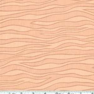  45 Wide Intrigue Waves Peach Fabric By The Yard Arts 