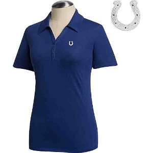   Indianapolis Colts Womens Plus Size Drytec Polo