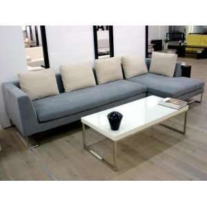 Chloe Contemporary Sectional Sofa Chaise Set 