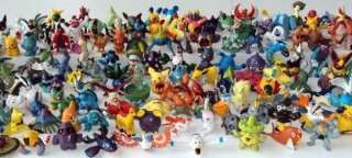 Pokemon game action figures mini monster lot set 48pcs random toys for 