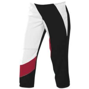 Womens Cyclone Stretch Polyester Softball Pants 42 BLACK 