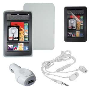   with Microphone in white for  Kindle Fire Tablet Electronics