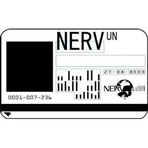  Custom NERV Evangelion ID Card Cosplay