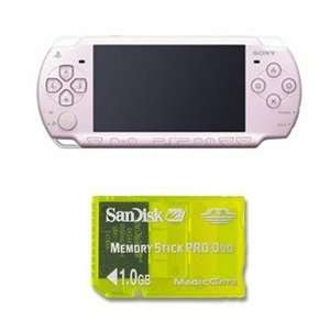  Sony PSP Slim PSP and 1GB Memory Card (Pink 