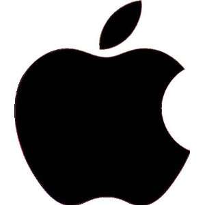  Apple black Logo Vinyl Decal 