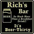 Personalized Custom Name Beer Brew Pub Fun Gift Sign  