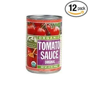 Woodstock Tomato Sauce, Organic, 15 Ounce (Pack of 12)  