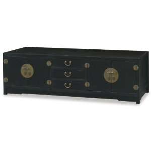  Chinese Ming Style Sideboard   Black