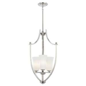   Foyer Pendant with Etched Opal Glass Shade 1624 613