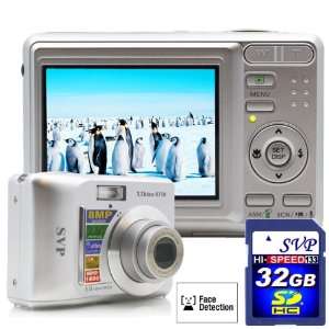   Digital Camera, 3x Optical zoom (SVP 32GB High Speed SD memory card