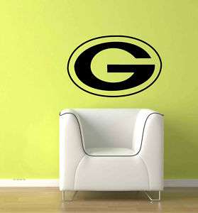 Large Green Bay Packers Logo Wall Vinyl decal Sticker  