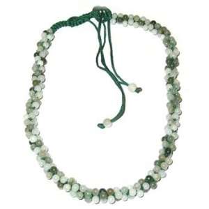 24 Inch Burma Jade Bead Necklace