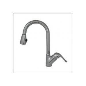   Hole/Single Lever Handle Faucet W/ Matching or Black Pull Down Spray